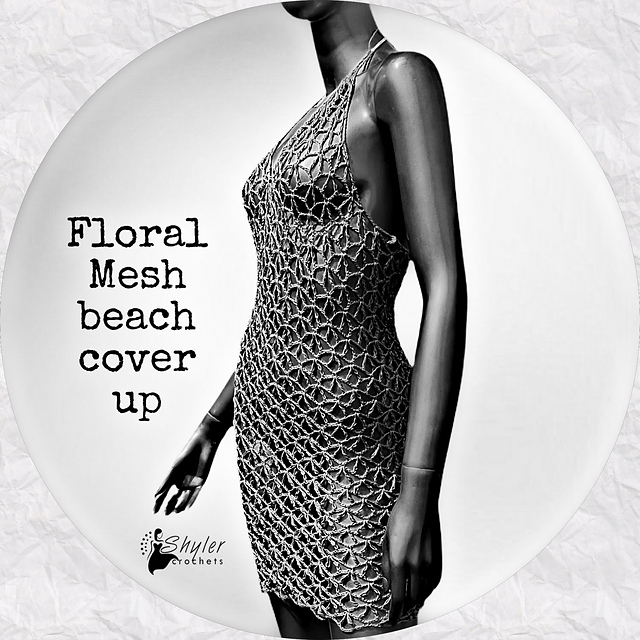 floral mesh dress
