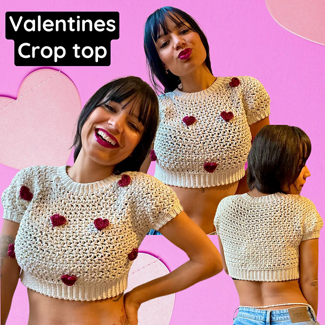 valentines crop top