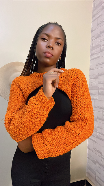 cropped cardigan