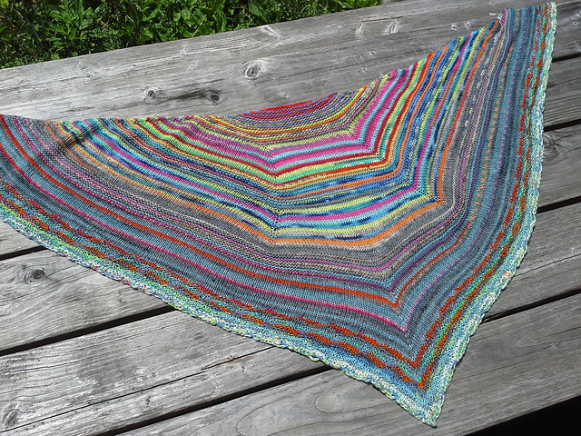Scrappy (or Not-So-Scrappy) Shawl