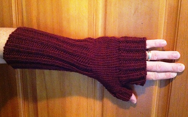 Fingerless Mitts for the First Timer