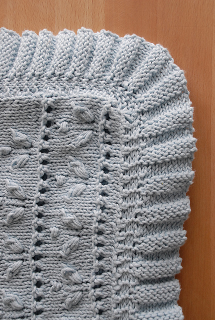 Tea Rose Baby Blanket