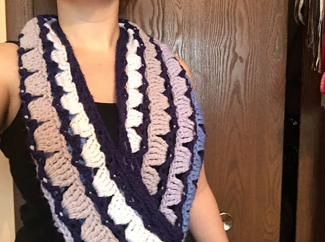 Luscious Lilacs Infinity Scarf