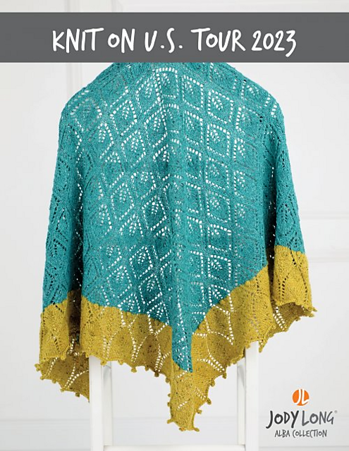 Knit on U.S. Tour 2023 Shawl