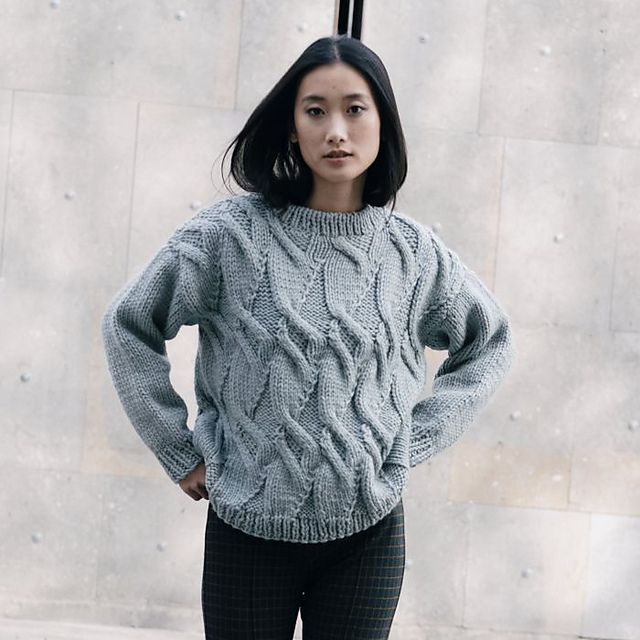 Womens Straight Silhouette Knit Sweater (6266-38)