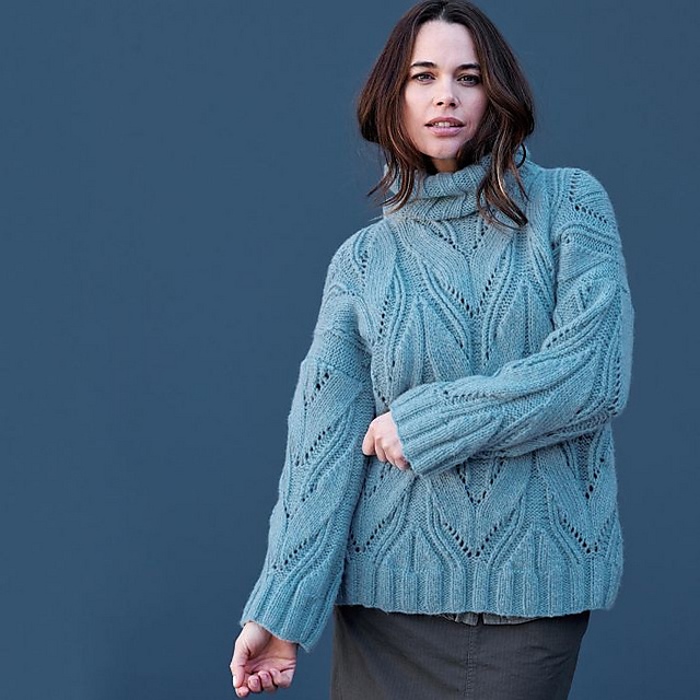 Womens Cotton Merino Glam Sweater (6277-3)