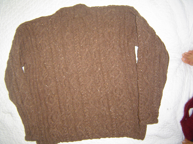 #20 Man's Cabled Pullover 