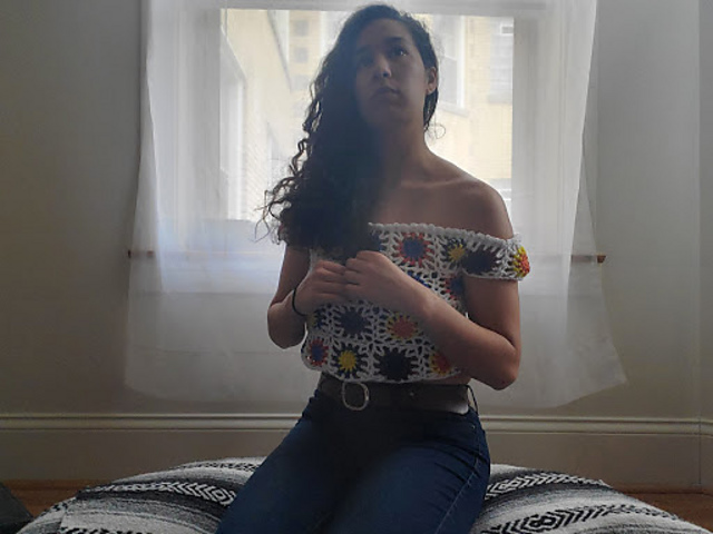 Ana's Sunburst Crop Top