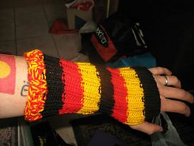 Koori Flag fingerless gloves