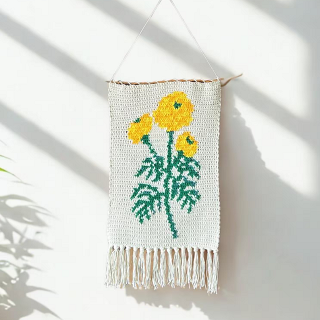 Marigold Flower Tapestry