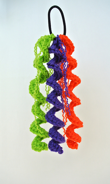 Curly Q Accessory for Hair or Hats
