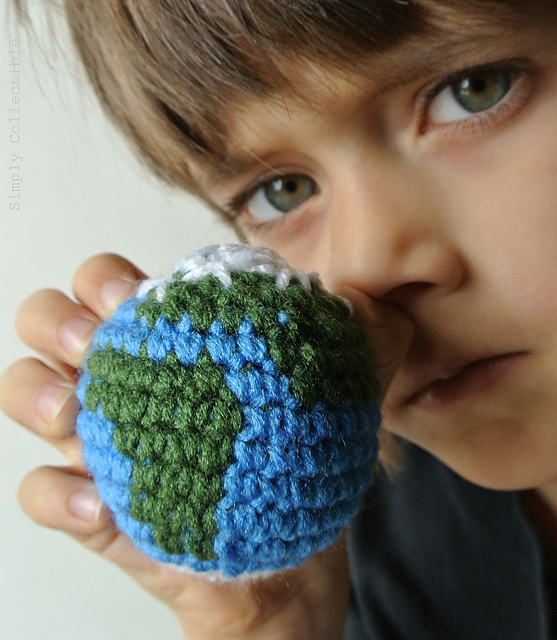 Earth Amigurumi Globe