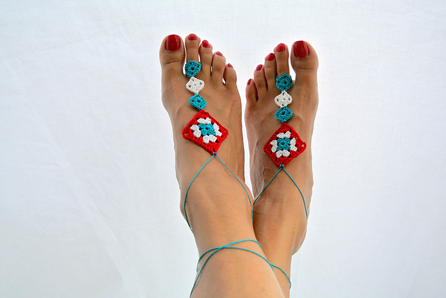 Not Granny's Sassy Barefoot Sandal