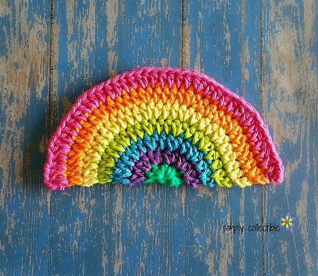 Rainbow Daze Dishcloth
