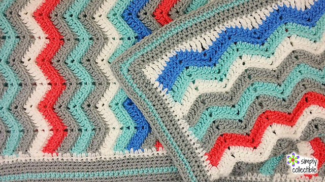 Rich Kids Chevron Blanket