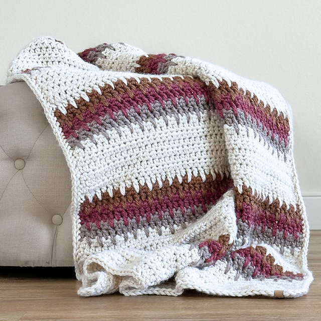 Spike Stitch Blanket 129