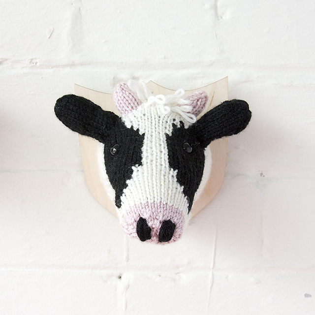 Mini Cow Head - Faux Taxidermy