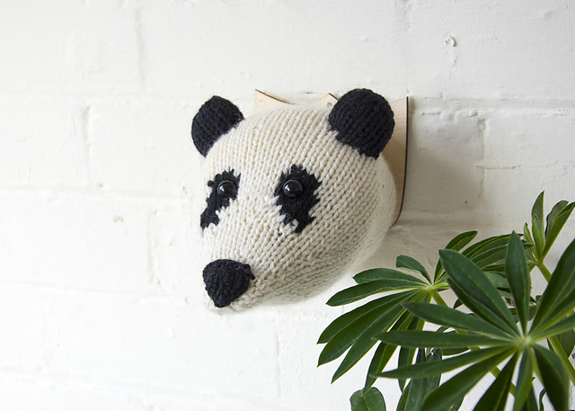 Panda Faux Taxidermy Head