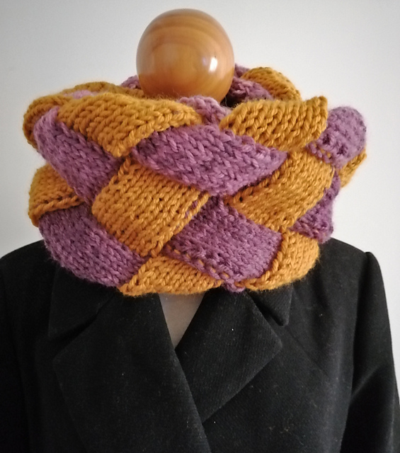 Entrelac en Circular
