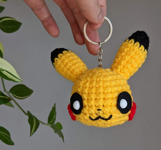 Pikachu Keychain Amigurumi