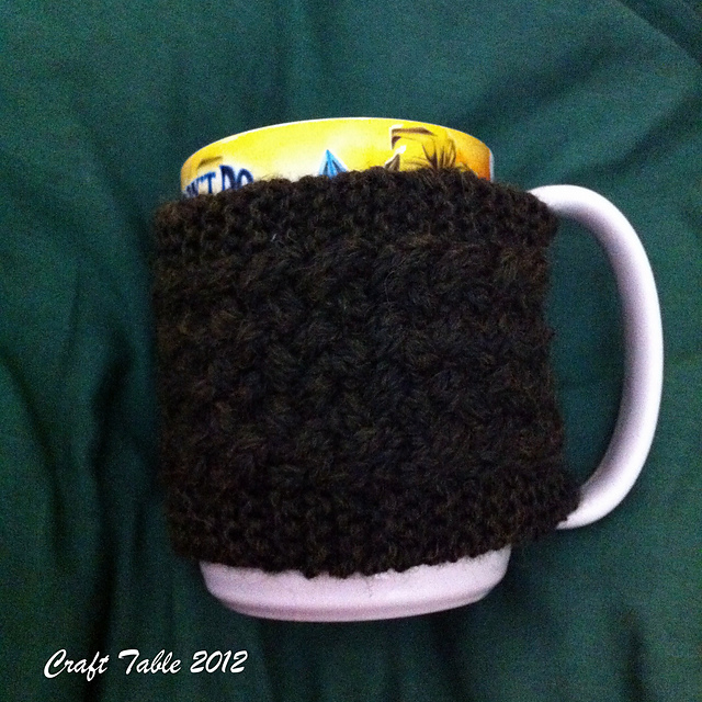 Woven Cable Mug Cozy