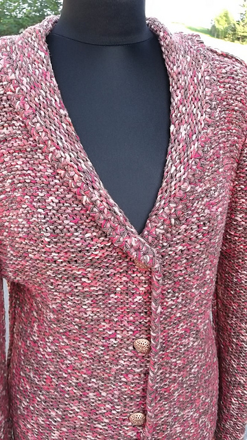 # 36 Jacke mit Schalkragen