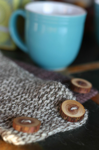 Knit Coffee Cozy