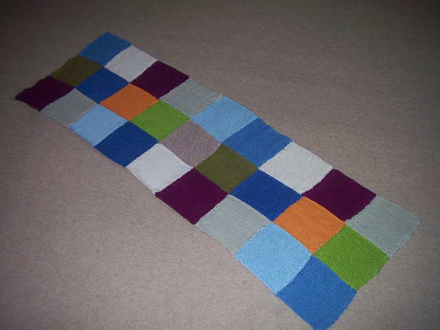 Funfair Knitted Throw