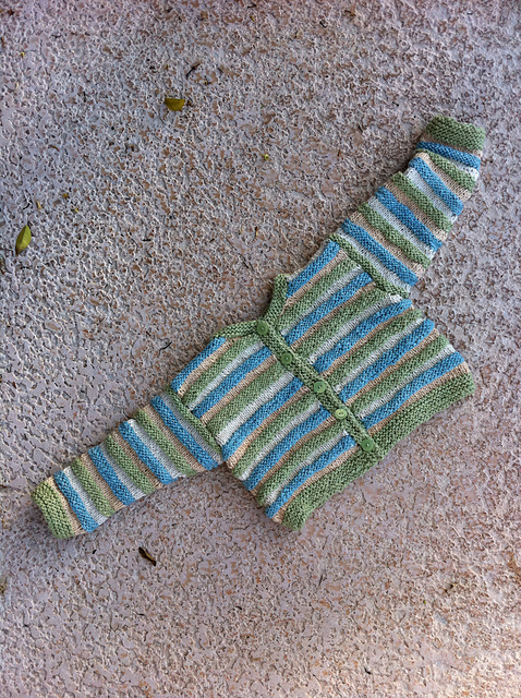 Greenspun Stripes Sweater and Knickers Set