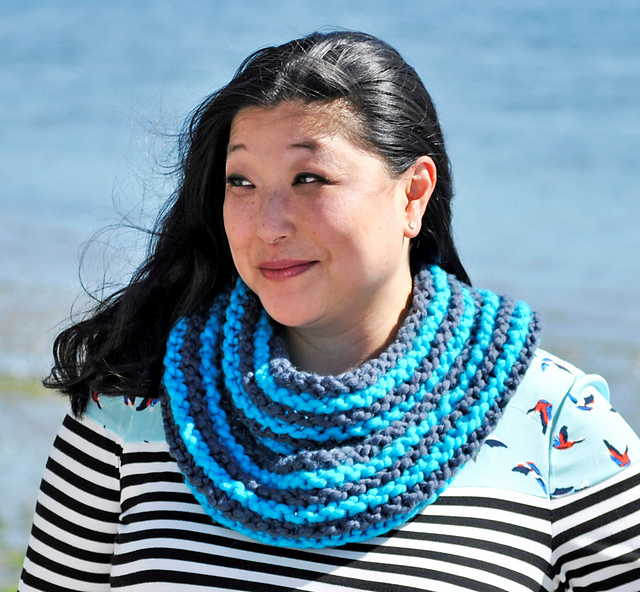 Skinny Stripes Cowl