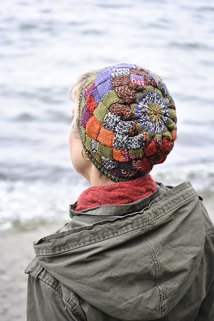 Entrelac Cap