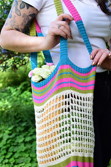 WanderKnit™ - Meshu Meshu Market Bag