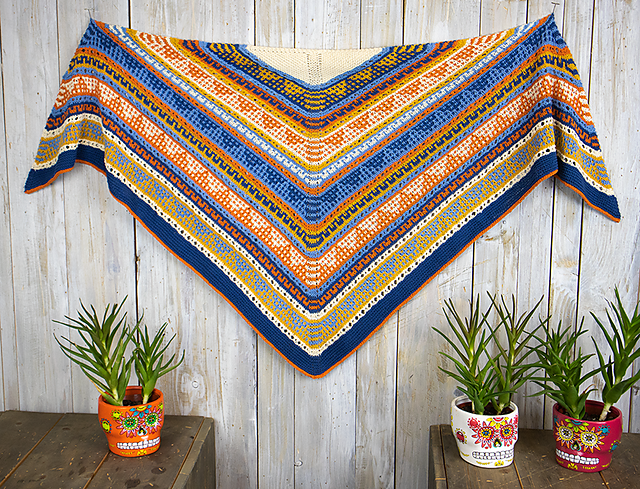 WanderKnit™ - Talavera Shawl