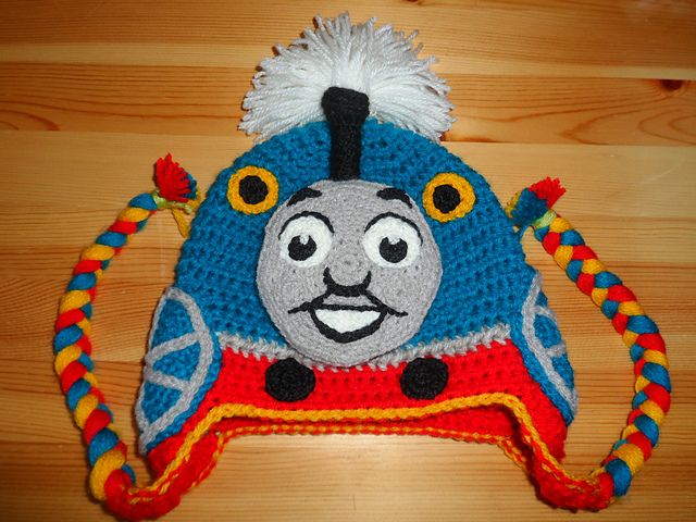 Tank Engine Crochet Hat