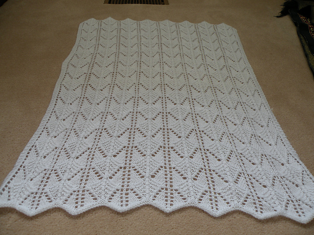 Lace Baby Blanket and Shawl