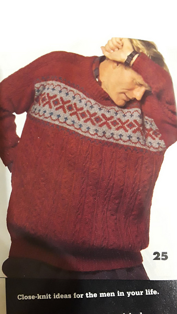 #25 Cabled Pullover