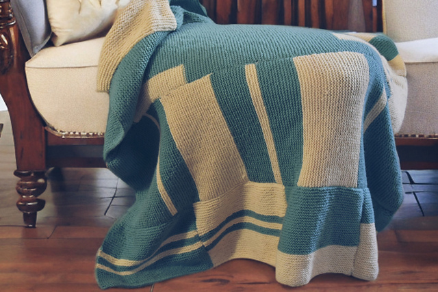 Timeline Throw - knit