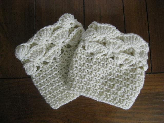 Seashell Boot Cuffs