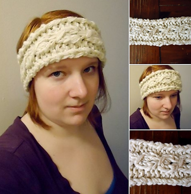 Faux Cable Headband