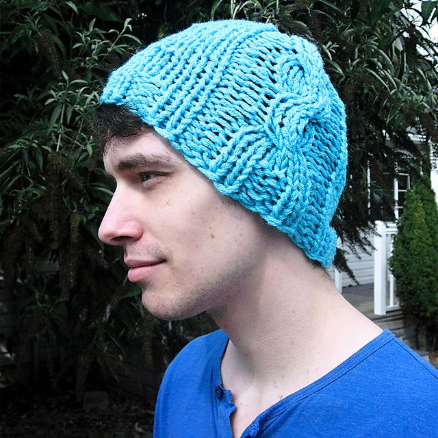 Eccentric Cable Beanie