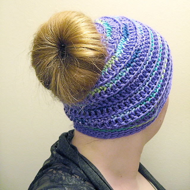 Simple Messy Bun Hat