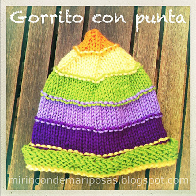 Gorrito con punta