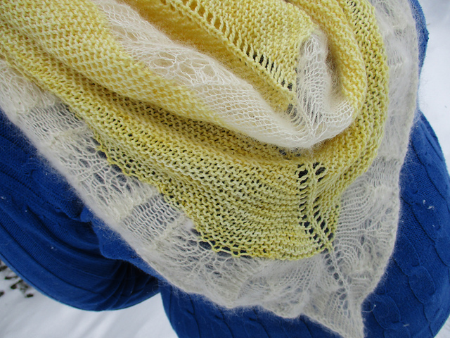 Spanish Moss Kite Shawl