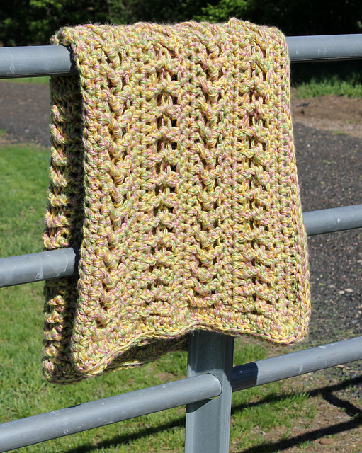 Textured Chevrons Blanket