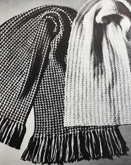 Crocheted Scarf B-472