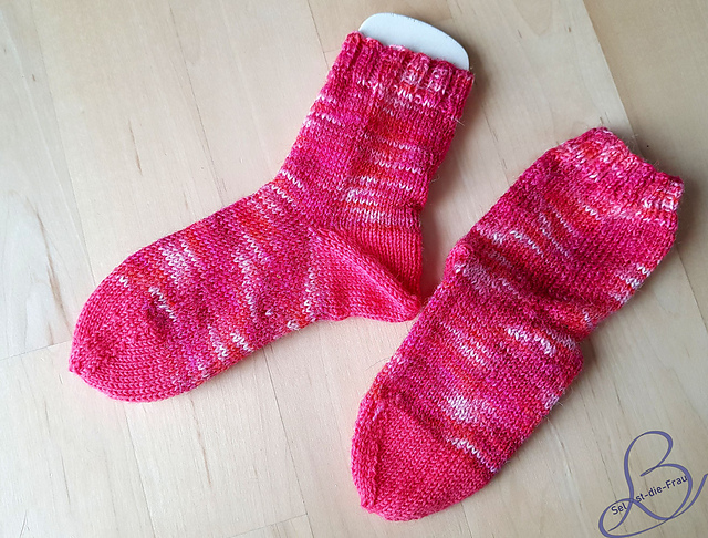 Kindersocken mit nachträglicher Ferse