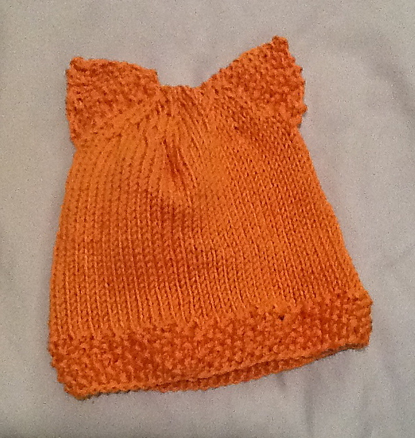Cat ears baby hat