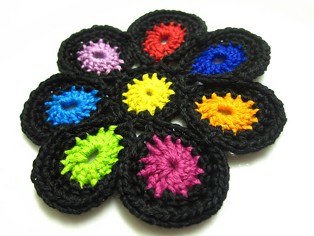 Disco Flower Applique
