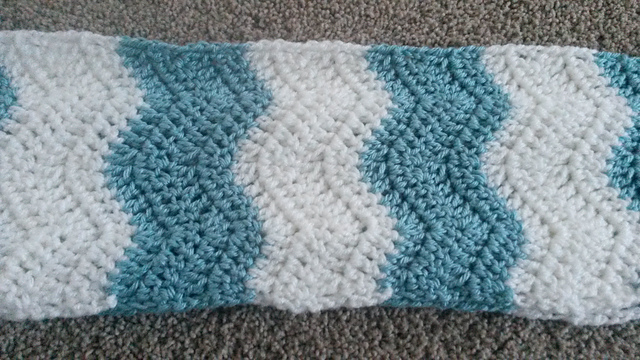 Simple Chevron Infinity Scarf