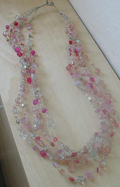 Beads-and-Wire necklace